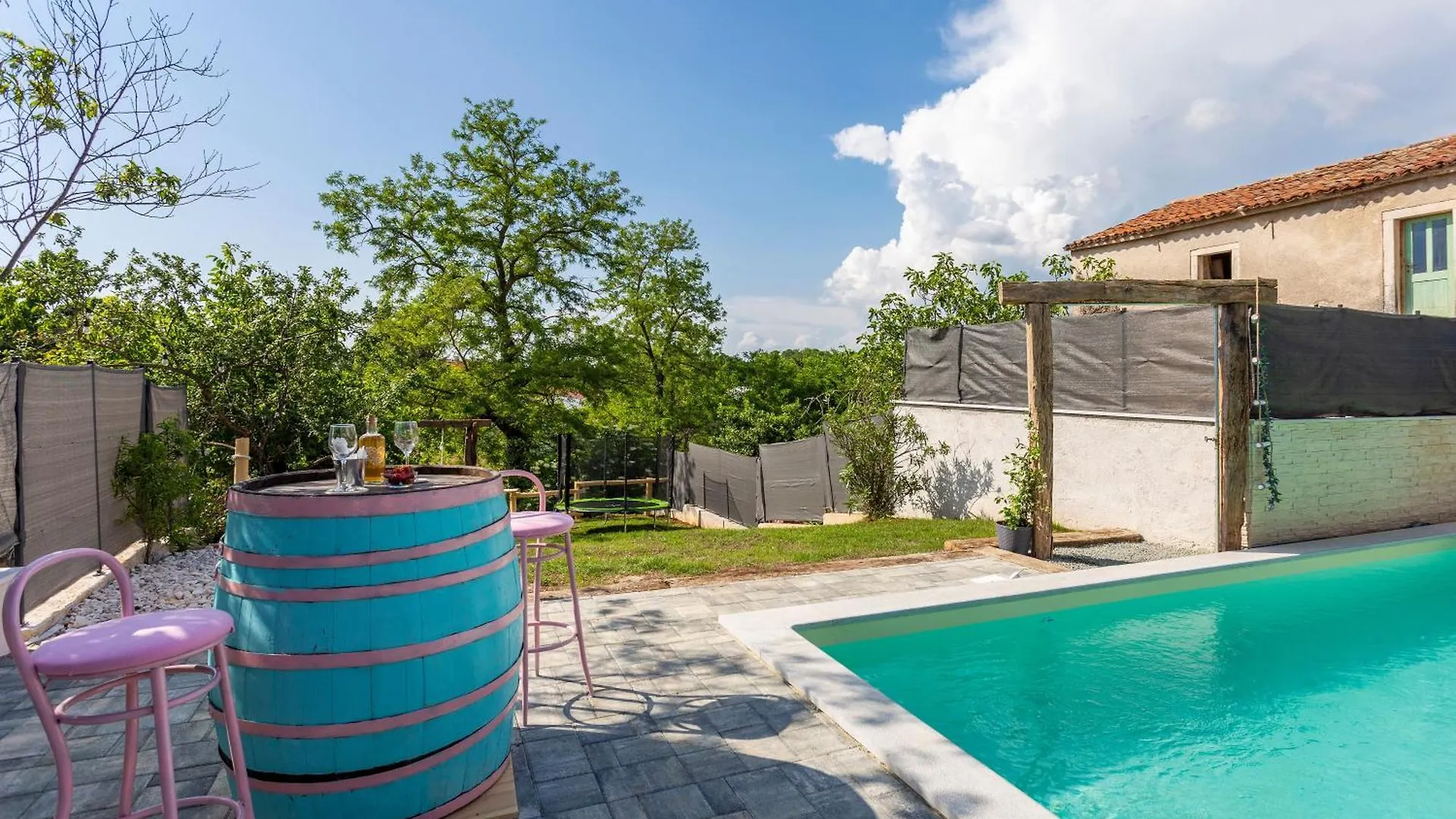 בית נופש Žminj Schoenes Ferienhaus In Modrusani Mit Grossem Garten