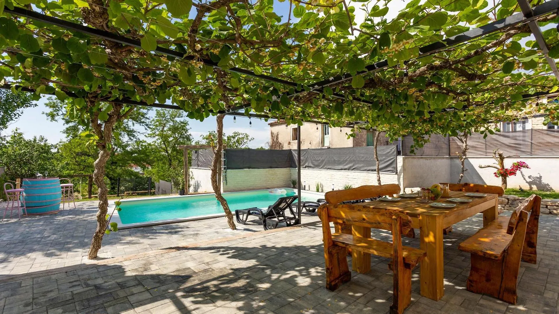 בית נופש Žminj Schoenes Ferienhaus In Modrusani Mit Grossem Garten קרואטיה